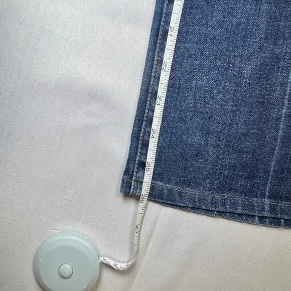 7 For All Mankind Bootcut Jeans Mid Rise Women’s 29 Denim USA Y2K Retro Preppy - Picture 10 of 16